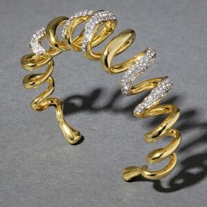 Brand New with Tags ALEXIS BITTAR Solanales Crystal Spiral Cuff